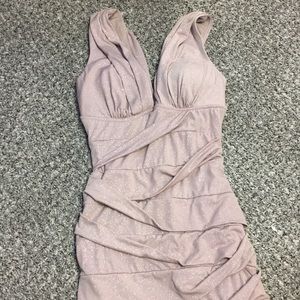 peach color prom dress-small-perfect for prom-